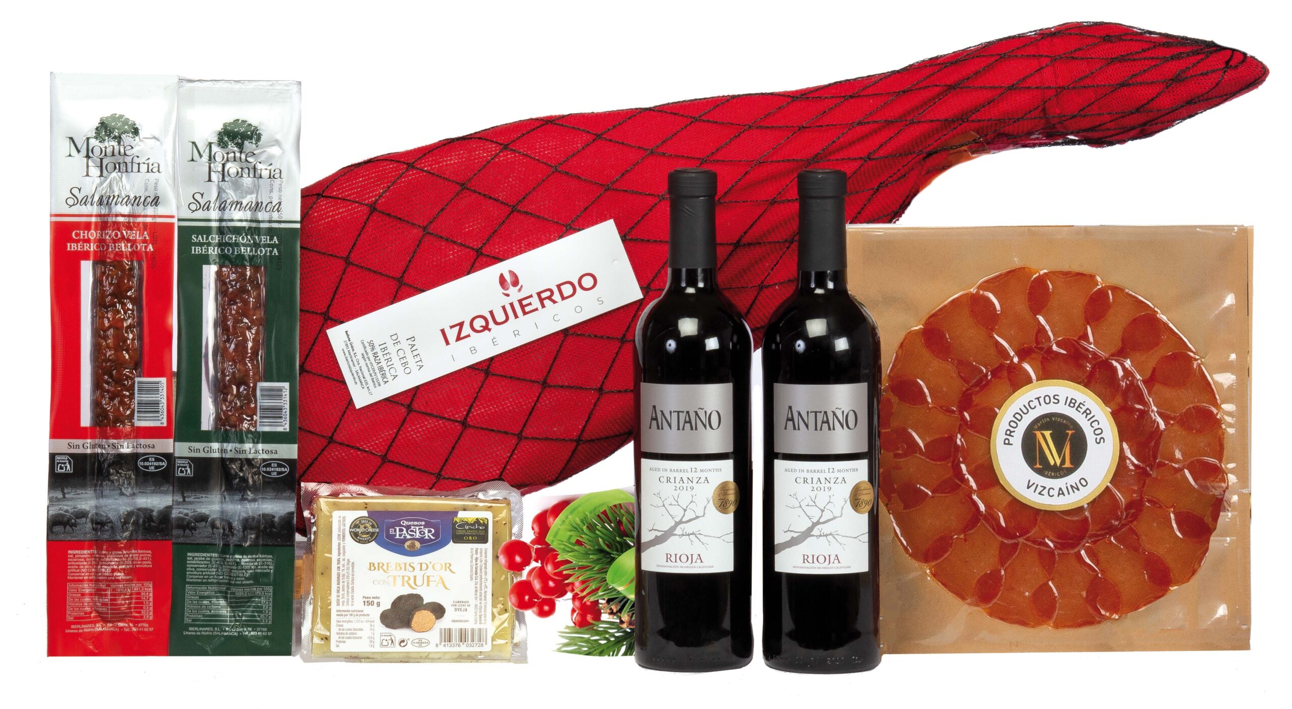CAJA JAMONERA CON PALETA IBÉRICA DE CEBO DE SALAMANCA 503