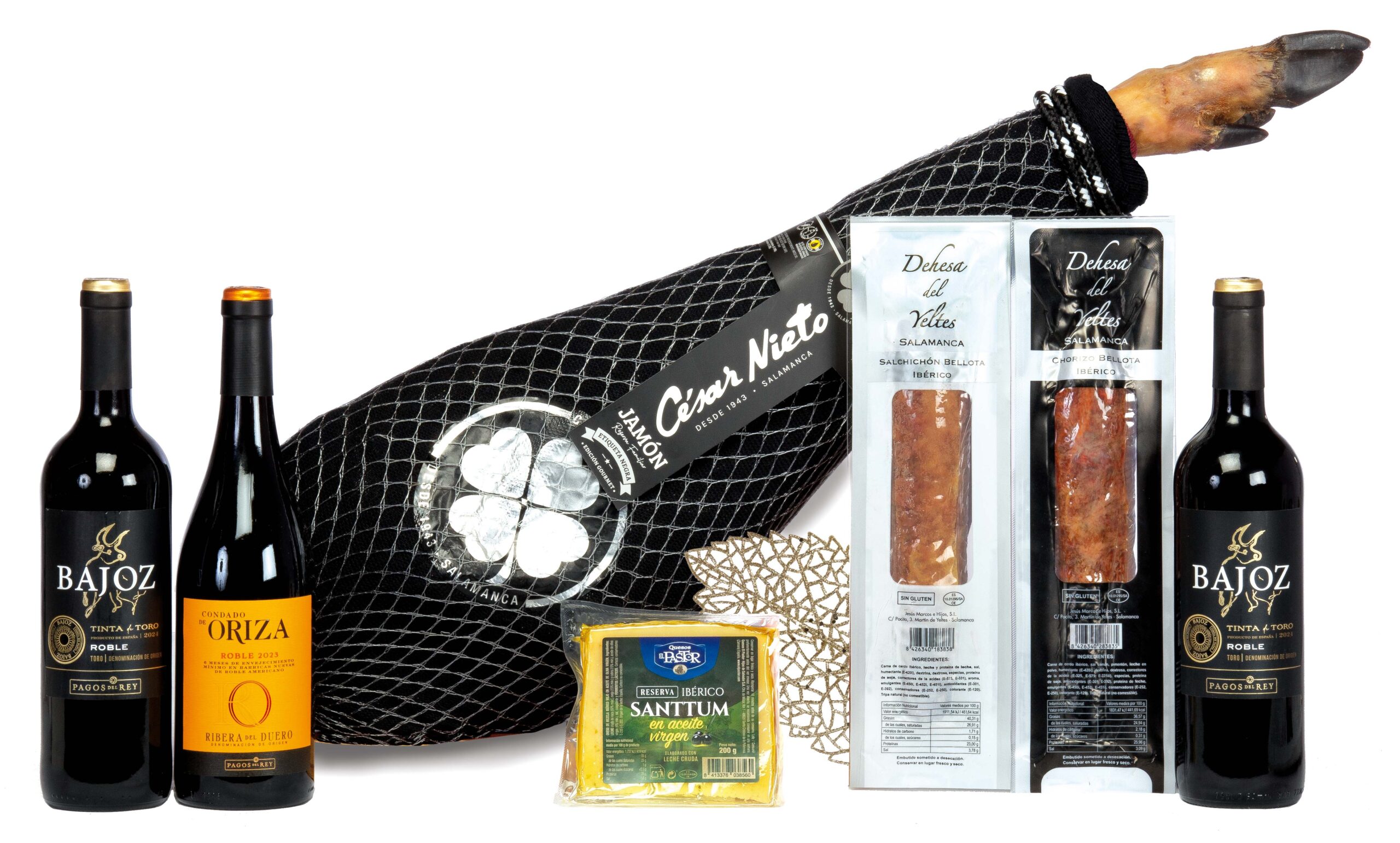 CAJA JAMONERA JAMON RESERVA FAMILIAR ETIQUETA NEGRA DE SALAMANCAR CESAR NIETO 510