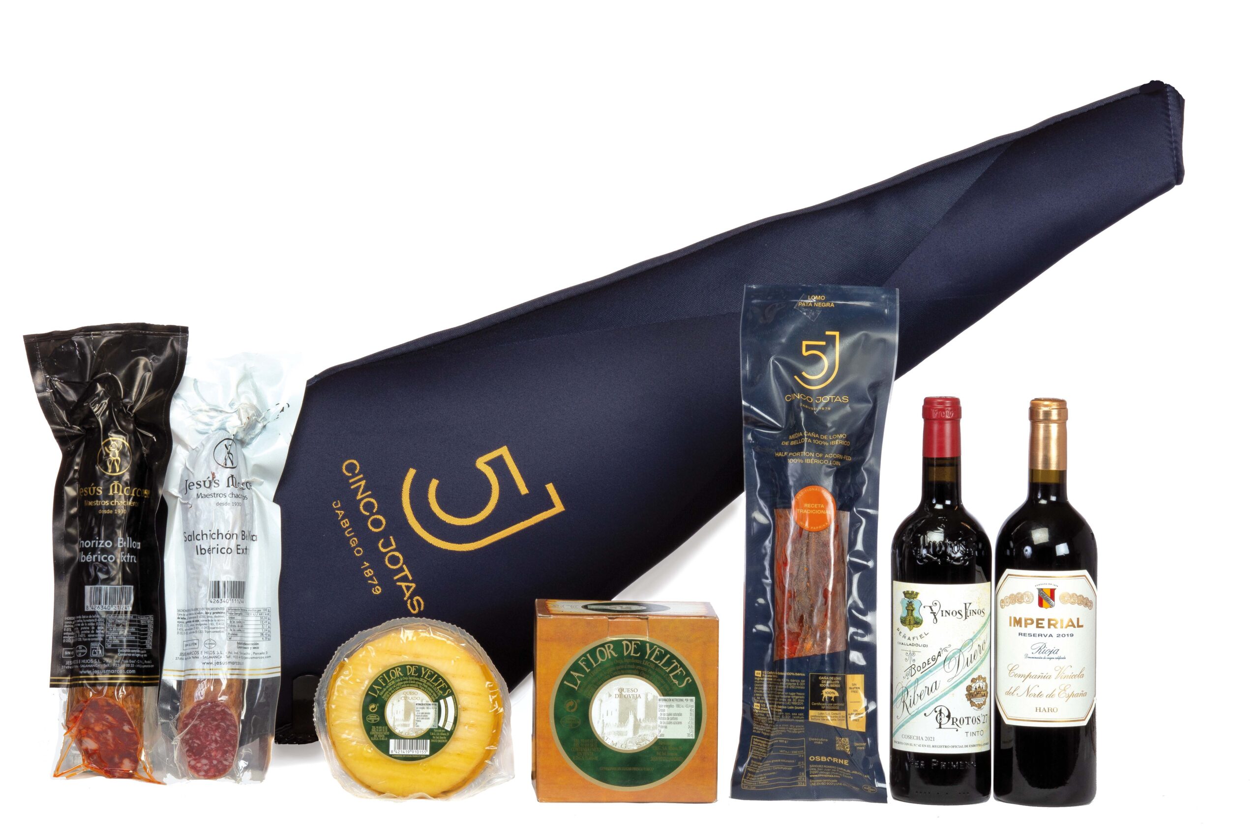 CAJA JAMONERA CON JAMÓN 100 % IBÉRICO BELLOTA 5 JOTAS 516